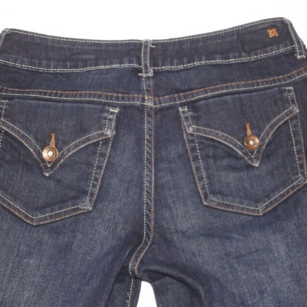 Simply Vera Vera Wang Womens Straight Jeans Blue  5 Pocket Stretch size 4 # 319